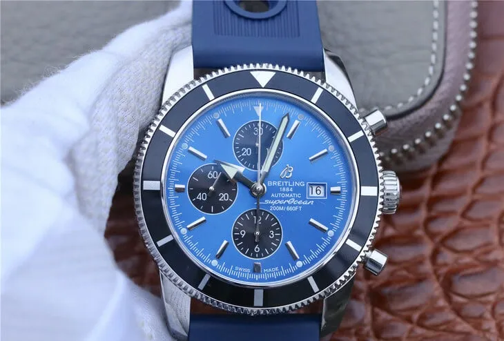 Breitling Superocean A1332024.C817.152A OM Factory 1:1 Best Edition Replica Watch Blue Strap